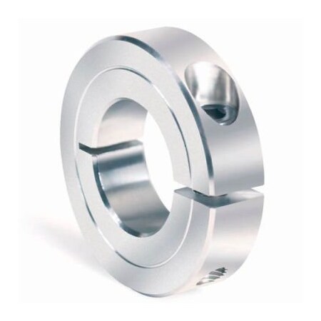 Climax Metal One-Piece Clamping Collar Recessed Screw, 1-9/16", Aluminum H1C-156-A